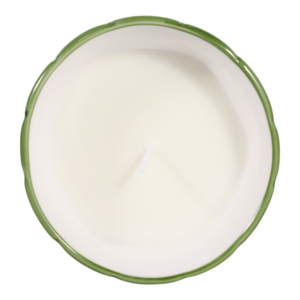 Candela Profumata in Ceramica Floreale, Votiva a Colonna per Decorazione Interna di Soggiorno, Camera da Letto e Bagno - Product Image 6