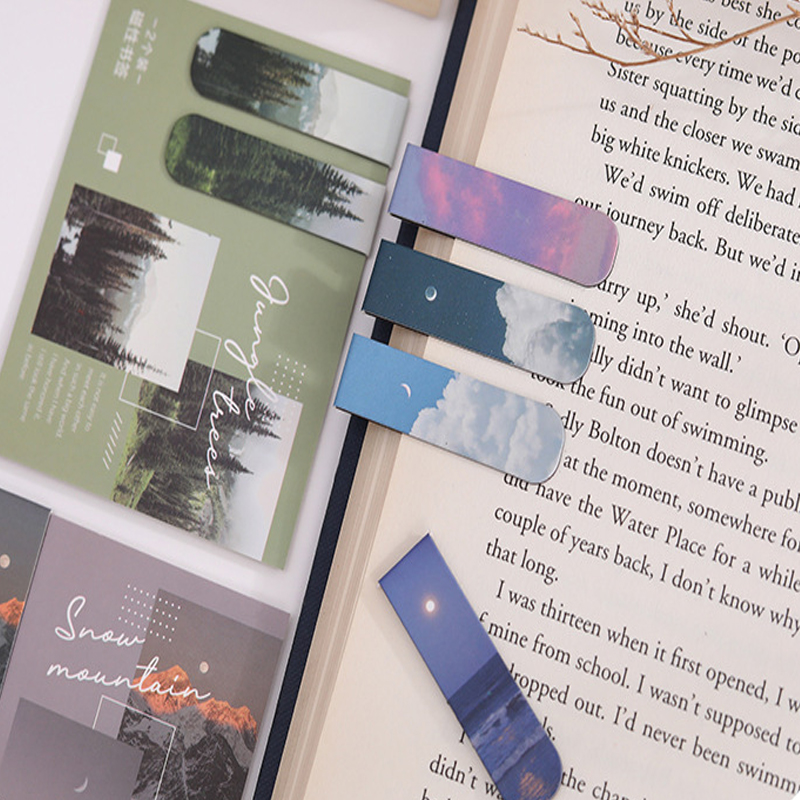 Magtoon, оптовая продажа, лидер продаж Amazon 2022, новый дизайн, зажим, магнитная закладка, персонализированная бумажная Складная магнитная закладка