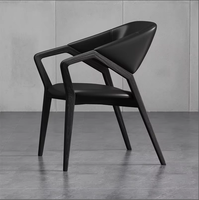 La nouvelle table à manger en bois massif, les chaises de salle à manger et les chaises de bureau conviennent aux salons, aux salles d'étude et aux salles de conférence