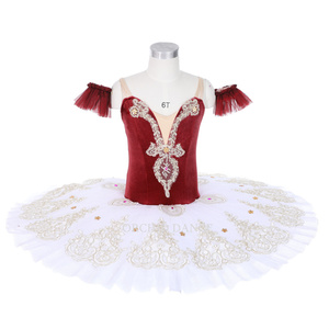 Tutú de terciopelo para mujeres y niñas, ropa de competición profesional de alta calidad para actuaciones de baile, disfraces de Ballet de <span class=keywords><strong>Boutique</strong></span> para escenarios - Product Image 1