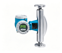 Débitmètre Coriolis à tube droit série Elite en acier inoxydable avec boîtier bleu HART pour la mesure de boues visqueuses et de produits chimiques