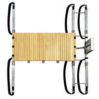 Vente en gros et dropshipping : Planche de paddle gonflable, accessoires de surf, cadre en aluminium, plancher en bois, kit de connexion double SUP