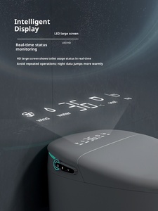 110v/220v capteur de salle de bain européen automatique bidet à chasse d'eau <span class=keywords><strong>Wc</strong></span> toilette japonaise intelligente avec télécommande incluse - Product Image 2