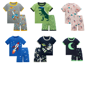 <span class=keywords><strong>Pigiama</strong></span> in cotone all'ingrosso <span class=keywords><strong>pigiama</strong></span> per bambini di alta qualità per bambini a casa indossa un modello di dinosauro per bambini - Product Image 6