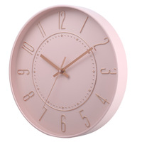 Cadran d'horloge avec logo personnalisé Horloge murale en plastique bon marché Décoration circulaire numérique tridimensionnelle créative Horloges murales silencieuses 3d OEM/ODM