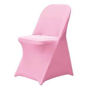 Commercio all'ingrosso di alta qualità Spandex pieghevole <span class=keywords><strong>universale</strong></span> di protezione copri sedia elasticizzata per pubblicità all'aperto - Product Image 5