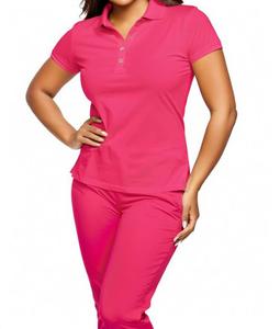 OEM <strong>Plus</strong> <strong>Size</strong> Women Nurse <strong>Scrubs</strong> Uniform Stretch Short Sleeve Tops Jogger Pants <strong>Sets</strong> Custom Logo