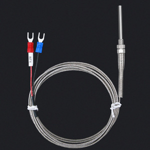 Thermocouple Temperature Sensor Probe K Type 500 Mm Stainless Steel M8 Threaded Mount - Product Image 1