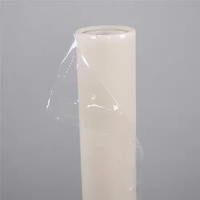 Film de protection adhésif PE pour panneaux sandwich, toitures et murs, film transparent blanc, film acier noir-blanc