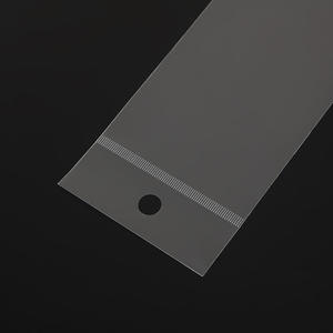 Flat Package Eco Friendly Custom Logo Print <b>Transparent</b> Recycled Jewelry Self Adhesive Seal Vietnam Opp <b>Bag</b> - Product Image 4