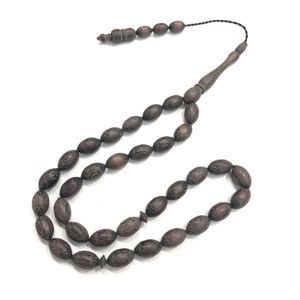 Fabbrica originale che fa gioielli di moda rosario <span class=keywords><strong>preghiera</strong></span> 33 perline collana islamica in legno di sandalo - Product Image 6