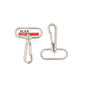 Moschettone in metallo ILAN 56x42mm 2 pezzi per accessori borse - Product Image 1