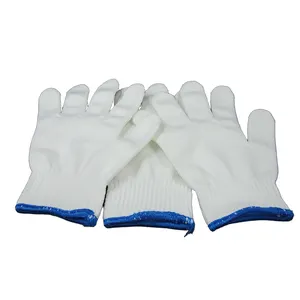 CE Certificated 10 Gauge Polyester Palm Coated Industrial Safety Work Gloves