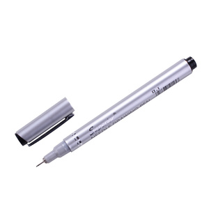 Stylo <span class=keywords><strong>fin</strong></span> à encre noire, 10 pièces, stylo de <span class=keywords><strong>dessin</strong></span> à encre, imperméable, ensemble de stylos à doublure, marqueurs d'écriture, fournitures d'art pour mangas - Product Image 4