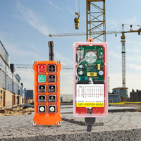 F23-A+ Remote Kontrol Radio Nirkabel untuk Crane Industri, Saklar Pintar 8 Saluran, Harga Pabrik, Anti-Guncangan, Tahan Suhu untuk Truk