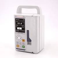 Pompe à perfusion médicale automatique à écran couleur portable, clinique vétérinaire, hôpital humain, haute précision