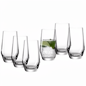 Vaso de Cristal sin Plomo <span class=keywords><strong>Krosno</strong></span>, Estilo Minimalista, para Limonada, Cócteles, Bebidas Largas, Highball, Mojito - Product Image 1