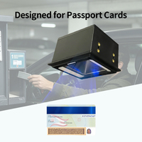Module d'accès en libre-service LONVILL pour lecture de cartes de passeport, étanche IP65, codes QR, cartes de passeport, PDF417, pour extérieur et stationnement