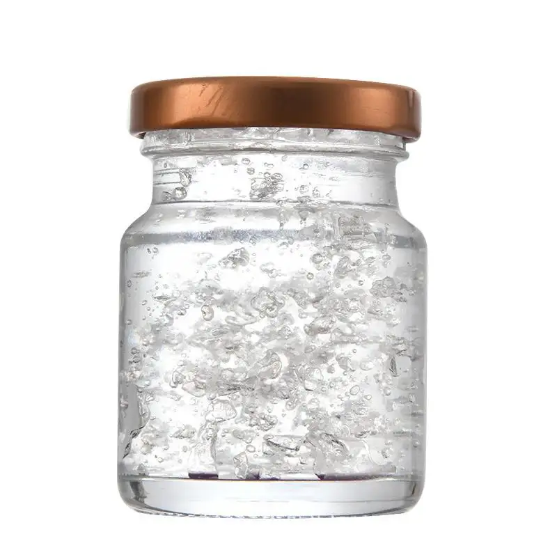 Empty clear mini 25ml 35ml50ml 75ml 100ml 150ml jam jars bird nest packaging virgin coconut oil bottle small glass jar for honey