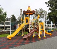 Équipements de terrain de jeux pour enfants, balançoires, trampoline, toboggans en plastique, pour intérieur et extérieur