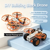 Kit de drone en bois à assembler soi-même avec maintien d'altitude, modèle éducatif STEM pour étudiants
