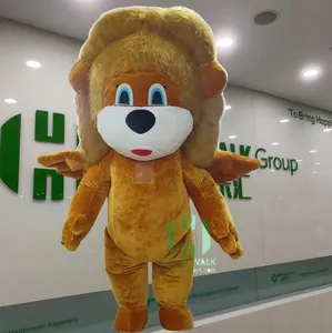 Kanatları ile ucuz aslan hayvan özel maskot kostüm kanat ticari yürüyüş hayvanlar ile şişme maskot kostümü