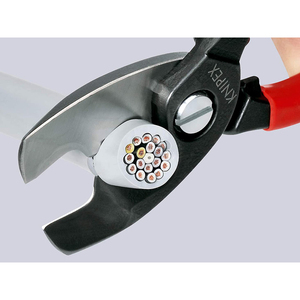 Tijeras para cables y alambres de doble filo Knipex, 200 mm - Product Image 4