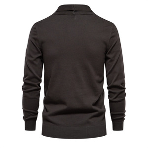 Men's <b>Cardigan</b> <b>Sweater</b> Autumn Winter Knitwear Business Leisure Anti Pilling Straight Cylindrical Fit 95% Wool Content - Product Image 3