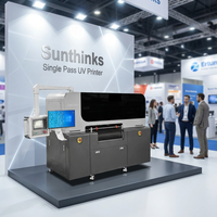 Mesin Cetak Sunthinks SU345 UV Single Pass Otomatis Format A3 Printer Inkjet UV Flatbed Single Pass