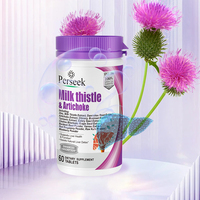 Perseek Liver Cleanse Detox Repair Chardon-Marie (200mg) Pissenlit (100mg) Artichaut (80mg) & 15 Nutriments 60 Comprimés-Usage Adulte