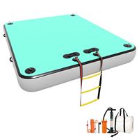 Plateforme flottante gonflable pour piscine, île aquatique, radeau, pontons gonflables, tapis flottant pour yacht, tapis de bateau