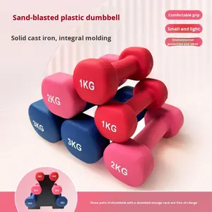 Haltères unisexes pour la remise en forme à domicile, EVA solide, 2 kg, une paire, bras, débutants, ensemble pur, vente de liquidation, haltères pour la musculation - Product Image 2