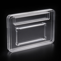 Porte-billets rectangulaire en acrylique transparent, porte-monnaie, nouveau produit d'usine,