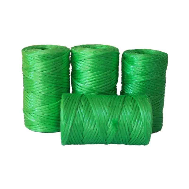 White Poly Twine - 1 Ply x 1,000 Feet Tube - Resists Unraveling and Fraying - Hand Tying