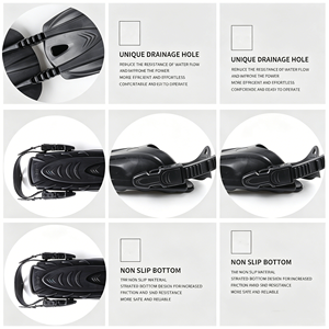 <span class=keywords><strong>Aletas</strong></span> de Buceo Largas Ajustables de Alta Calidad para Hombre o Mujer, <span class=keywords><strong>Aletas</strong></span> de Buceo de Alta Propulsión para Snorkel - Product Image 3
