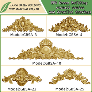 Phổ biến cao bọt tấm dòng <span class=keywords><strong>EPS</strong></span> cửa sổ đúc tường trang trí nội thất bên ngoài mật độ cao bọt trang trí cho biệt thự - Product Image 2