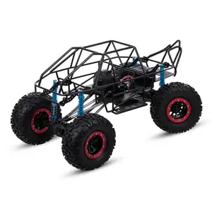 Rangka mobil RC 313mm kerangka roda mobil dengan percobaan untuk 1/10 AXIAL SCX10 II 90046 90047 mobil memanjat Crawler RC DIY