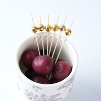 Brochette en bambou de 9cm, baguettes de cocktail jetables, cure-dents apéritif