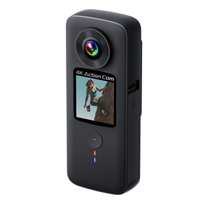Caméra Vlog <span class=keywords><strong>Mini</strong></span> 4K HD WiFi Sans Fil Portable Caméra d'Action pour le Sport, les Voyages, la Photographie, Vision Nocturne, Étanche jusqu'à 30m - Product Image 2
