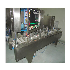 2024 machine de <span class=keywords><strong>remplissage</strong></span> et de scellage de tasse d'eau minérale automatique en plastique k tasse lait thé jus emballage presse à chaud scellant - Product Image 4