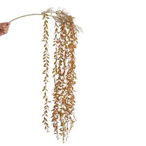 Cesta <span class=keywords><strong>de</strong></span> <span class=keywords><strong>flores</strong></span> <span class=keywords><strong>de</strong></span> plantas colgantes artificiales, enredaderas largas <span class=keywords><strong>de</strong></span> plástico para <span class=keywords><strong>otoño</strong></span>, aspecto Real para el hogar, Patio, <span class=keywords><strong>balcón</strong></span>, pared, decoración <span class=keywords><strong>de</strong></span> <span class=keywords><strong>otoño</strong></span> - Product Image 1