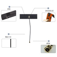 Antenne FPC flexible U.FL intégrée pour module GSM, compatible Rohs 5G 4G LTE 3G 2.4G WIFI 2G GSM Lora, fabriquée par un fabricant spécialisé