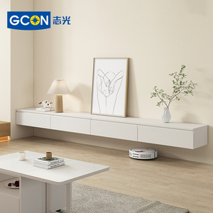 Armario de TV flotante, soporte de televisión de madera montado en la pared, <span class=keywords><strong>muebles</strong></span> de sala de estar <span class=keywords><strong>para</strong></span> Hotel y Casa, 2022 - Product Image 2