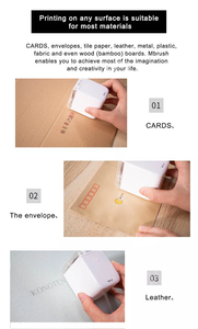 <span class=keywords><strong>Imprimante</strong></span> à jet d'encre portable Handjet tricolore pour étiquettes avec encre comestible pour impression DIY sur carton/papier - Product Image 6