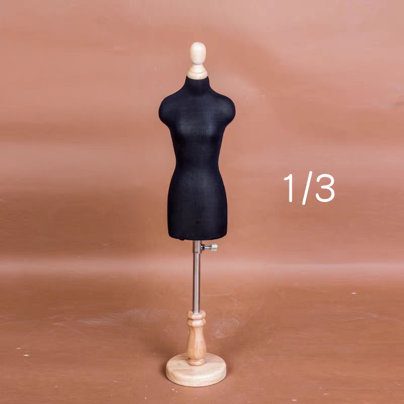 Nuevo algodón negro para mujer, 1/3 (incluyendo la base).