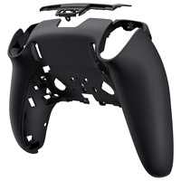 Coque de remplacement noire EXtremeRate DIY pour la coque inférieure du contrôleur PS5 Edge