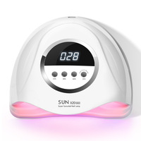 Lámpara de Uñas UV LED Profesional SUN X20 MAX de 320W de Alta Potencia, 72 LED UV, Secador de Luz UV para Hogar y Salón