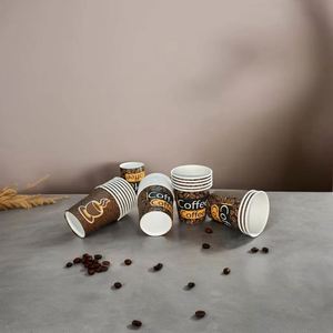 OEM ODM 4oz 8oz <b>12oz</b> 16oz 20oz PE PLA Coating Single Wall <b>Coffee</b> <b>Cup</b> Custom Logo Waterproof Printed Glass <b>Cup</b> - Product Image 5