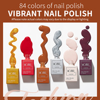 Vente en gros de vernis à ongles en gel UV 84 couleurs, 15 ml, vernis permanent, ensemble de vernis à ongles, produits pour les ongles féminins