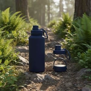 <b>Reusable</b> Custom Logo 600ML/1000ML Stainless Steel Insulated Leak-Proof BPA Free Water Bottle Vacuum Flask 6-12 Hours Thermal - Product Image 1